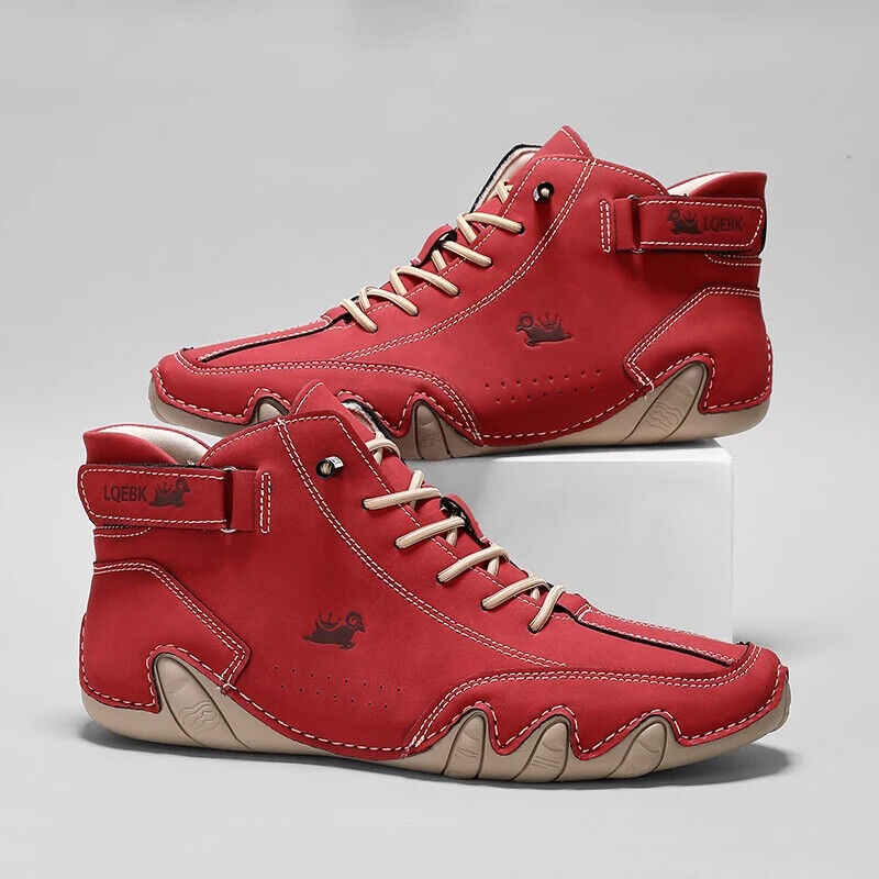 Mens Fashion Trainers - Leather Casual Shoes Sneakers for Men