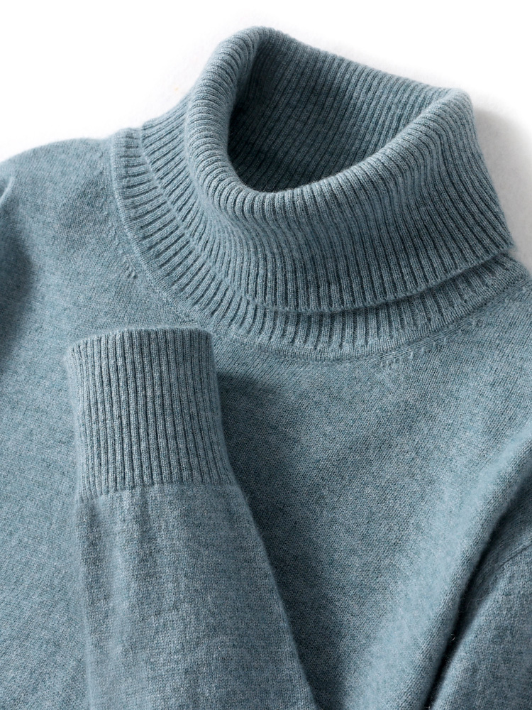 Mens Fashion Jumpers - Autumn Winter Men Wool Turtleneck Pullover