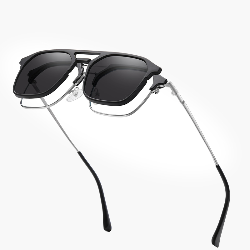 Men'S Fashion Old Money - Clip On Polarized Sun Glasses Man