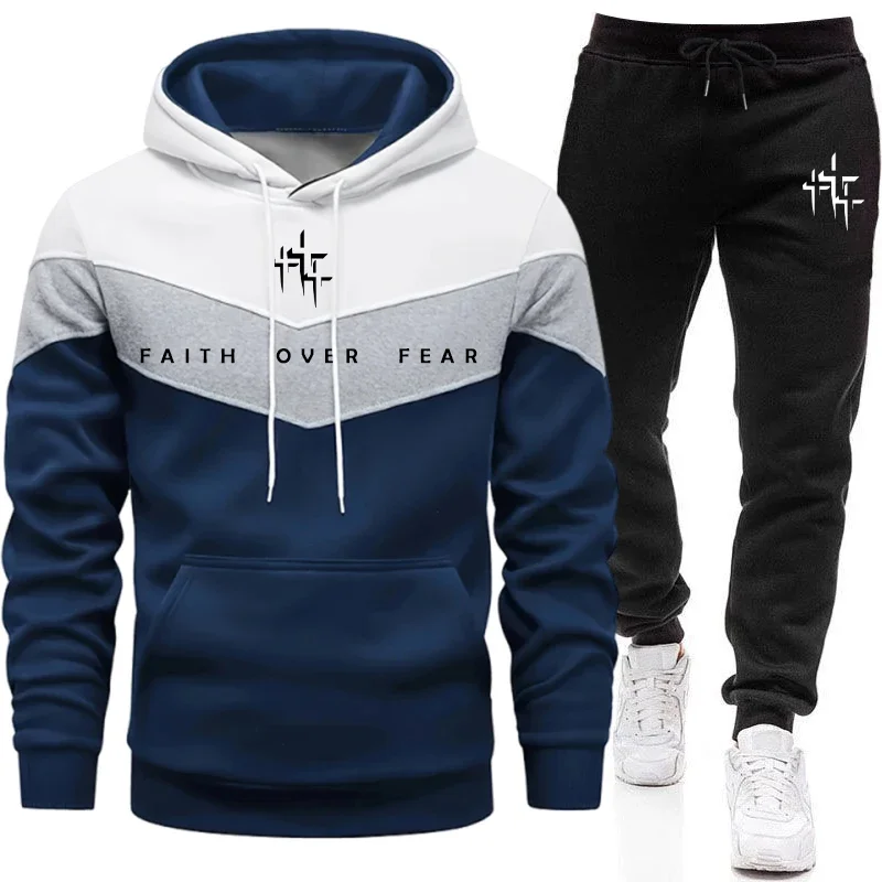 Faith Over Fear Men's Tracksui - đánh giá và giá Men'S Fashion Hoodie