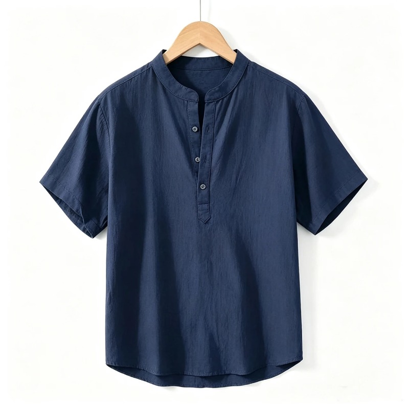Summer Mens Short Sleeve Shirt - đánh giá và giá Linen Shirt Summer