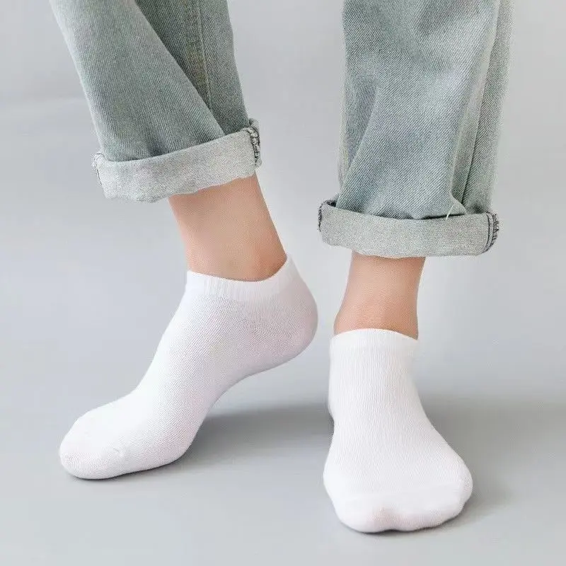 5 Pairs Unisex Casual Plain Co - đánh giá và giá Socks Ankle Men