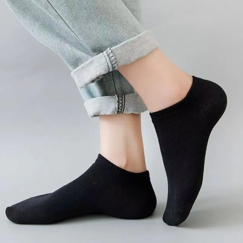 5 Pairs Unisex Casual Plain Co - đánh giá và giá Socks Ankle Men