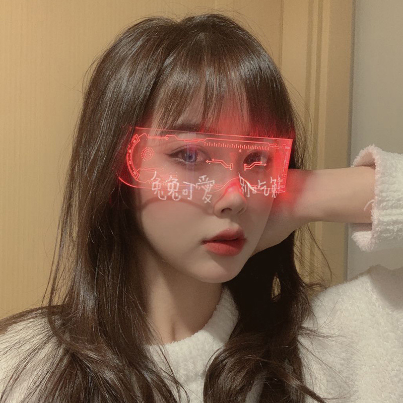 LED Luminous Colorful Sunglass - đánh giá và giá Men Fashion Rave