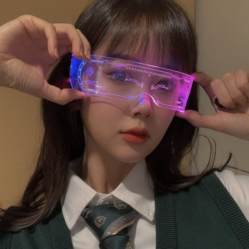 LED Luminous Colorful Sunglass - đánh giá và giá Men Fashion Rave