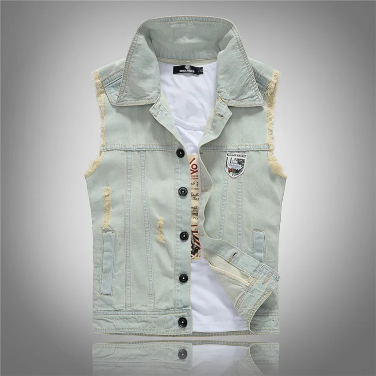 Pop Spring Autumn New Fashion  - đánh giá và giá Men'S Fashion Vest With Jeans