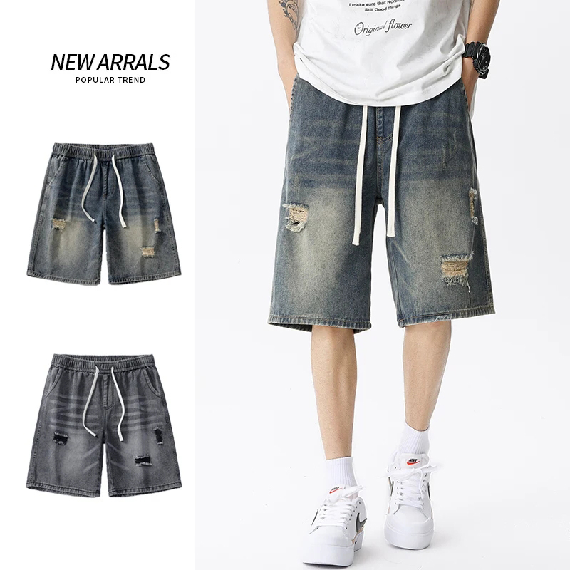 Summer Thin Denim Shorts Men's - đánh giá và giá Men Fashion Jeans