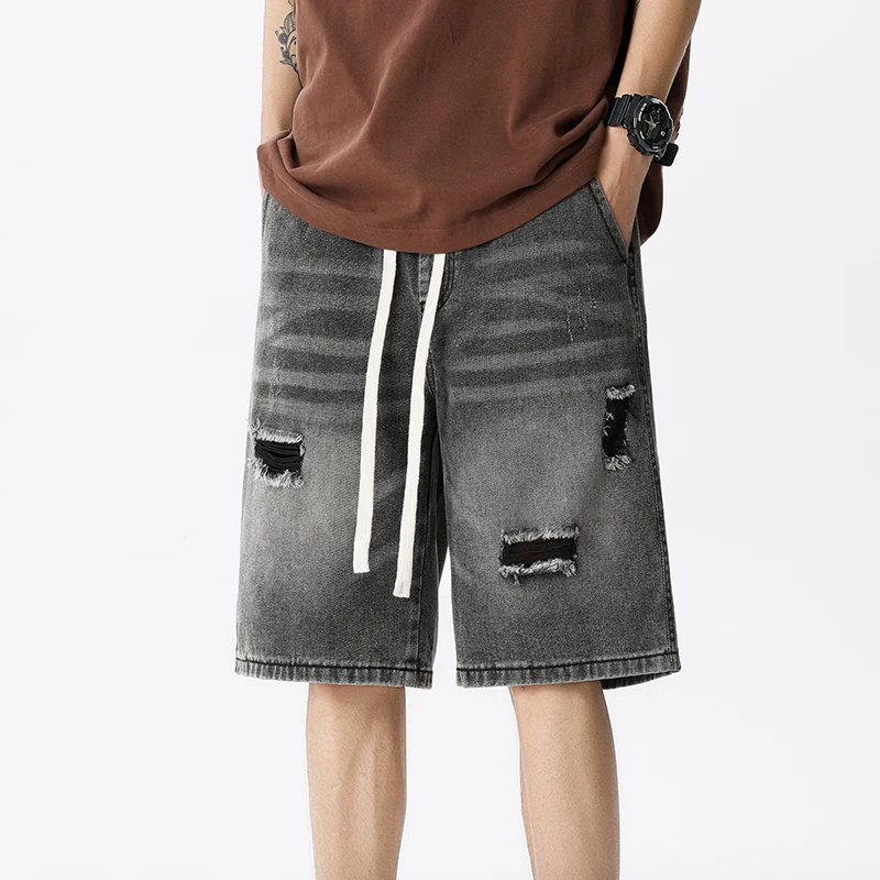 Summer Thin Denim Shorts Men's - đánh giá và giá Men Fashion Jeans