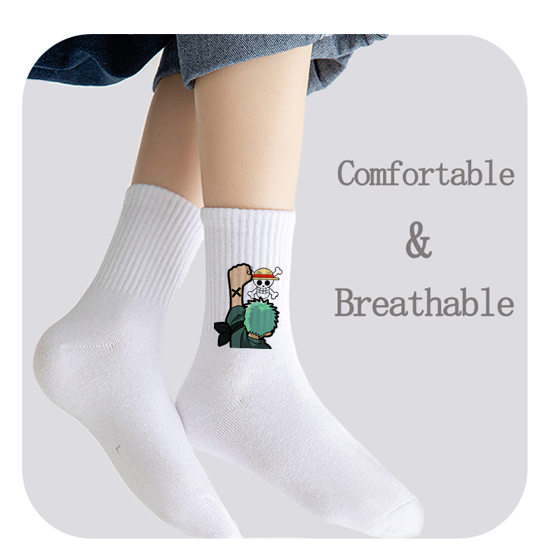 Anime One Piece Men Sport Long - đánh giá và giá Socks Ankle Men