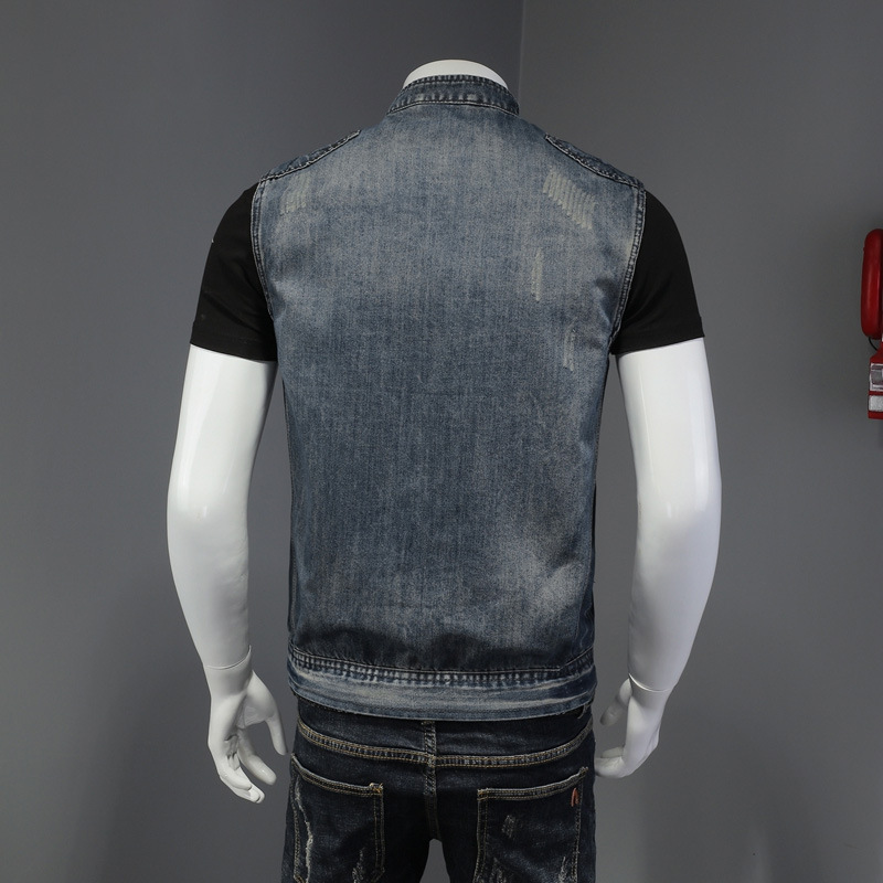 2026 Men Motorcycle Biker Deni - đánh giá và giá Men'S Fashion Vest With Jeans