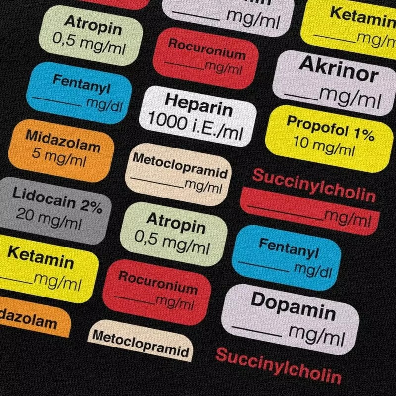 Anesthesia Medication Labels P - đánh giá và giá Men'S Fashion Labels