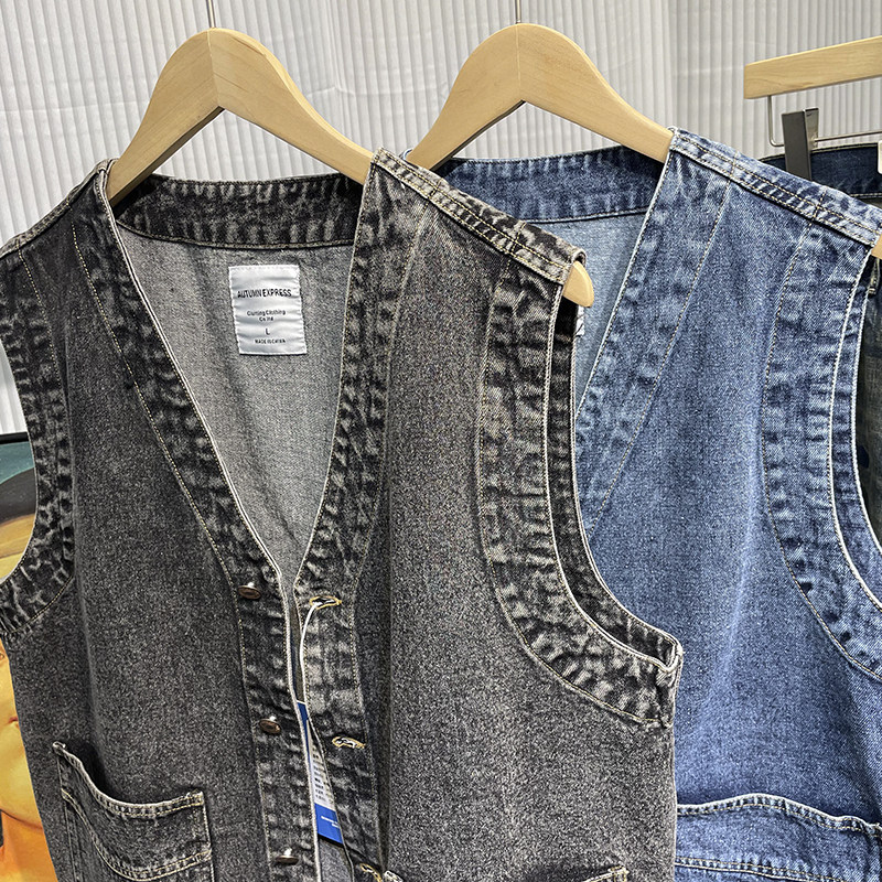 Men Japanese Streetwear Citybo - đánh giá và giá Men'S Fashion Vest With Jeans