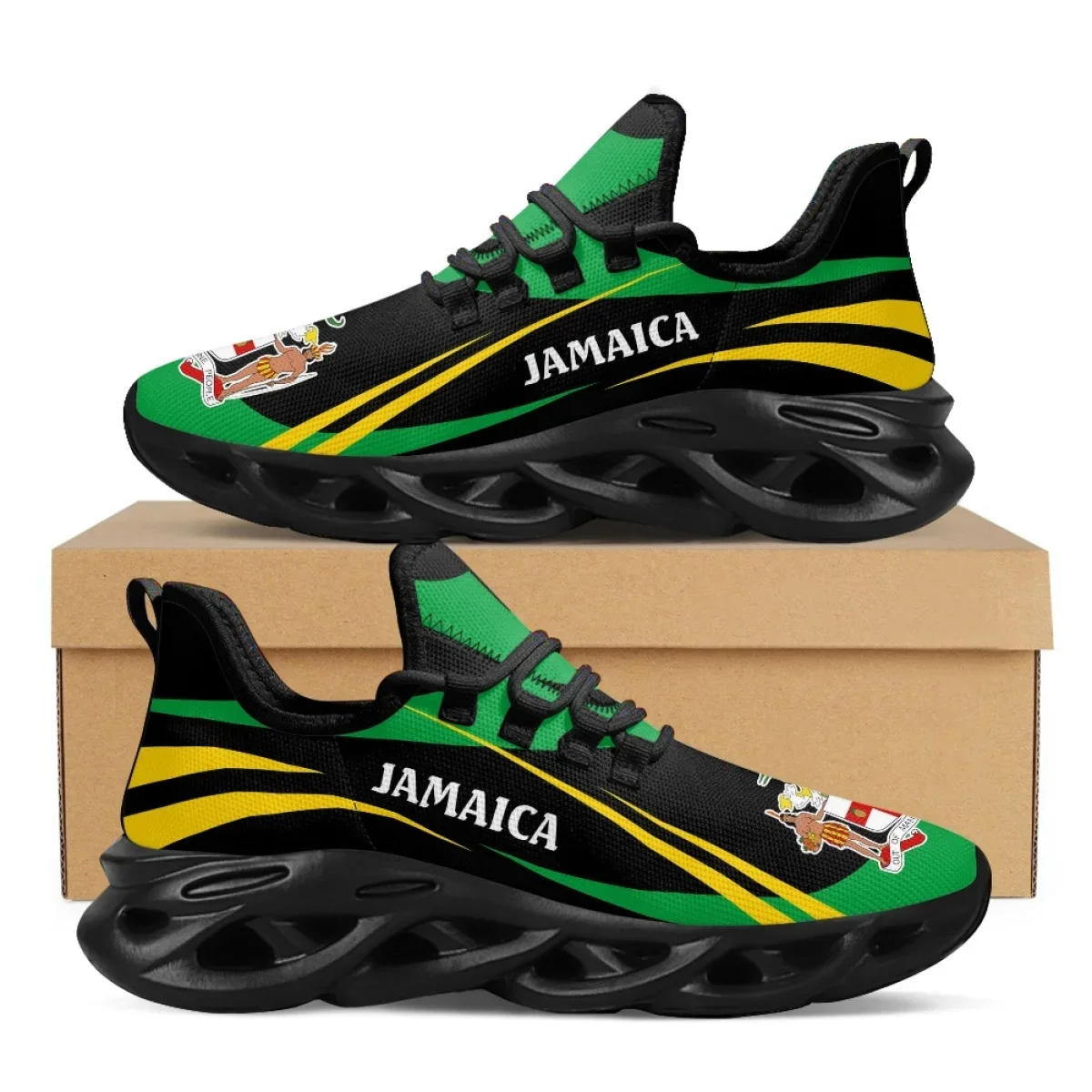 Jamaica Flag Print Shoes Men S - đánh giá và giá Mens Fashion Trainers