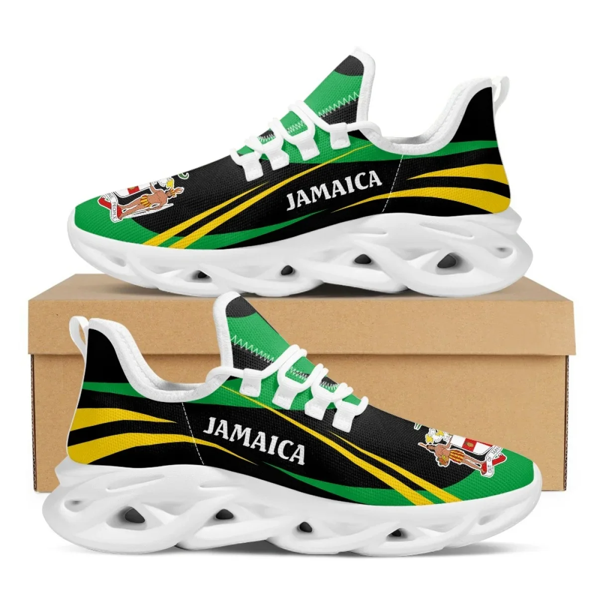 Jamaica Flag Print Shoes Men S - đánh giá và giá Mens Fashion Trainers