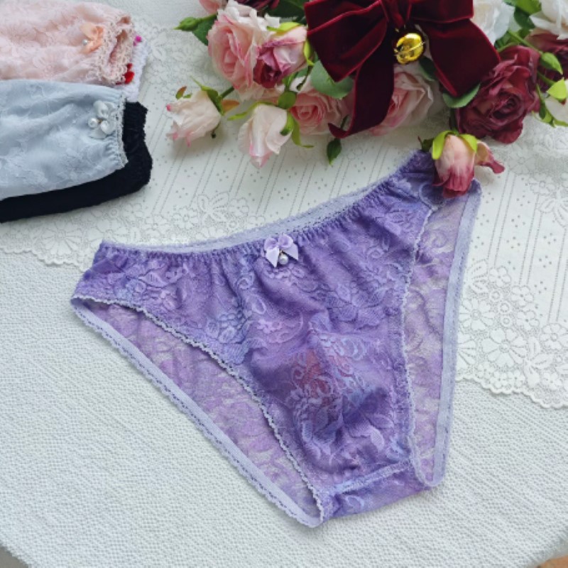 Sheer Sexy Man's Lace Panties  - đánh giá và giá Men Fashion Rave