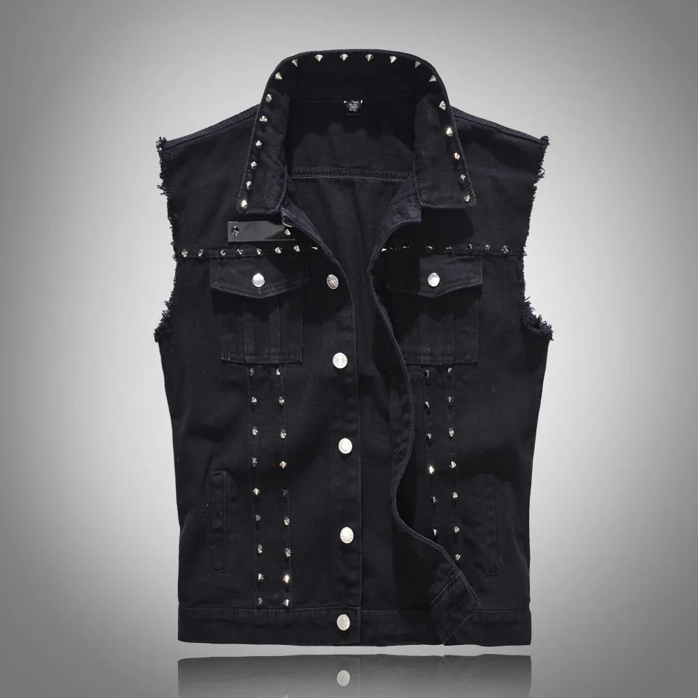 2026 Spring Fashion Men Rivet  - đánh giá và giá Men'S Fashion Vest With Jeans