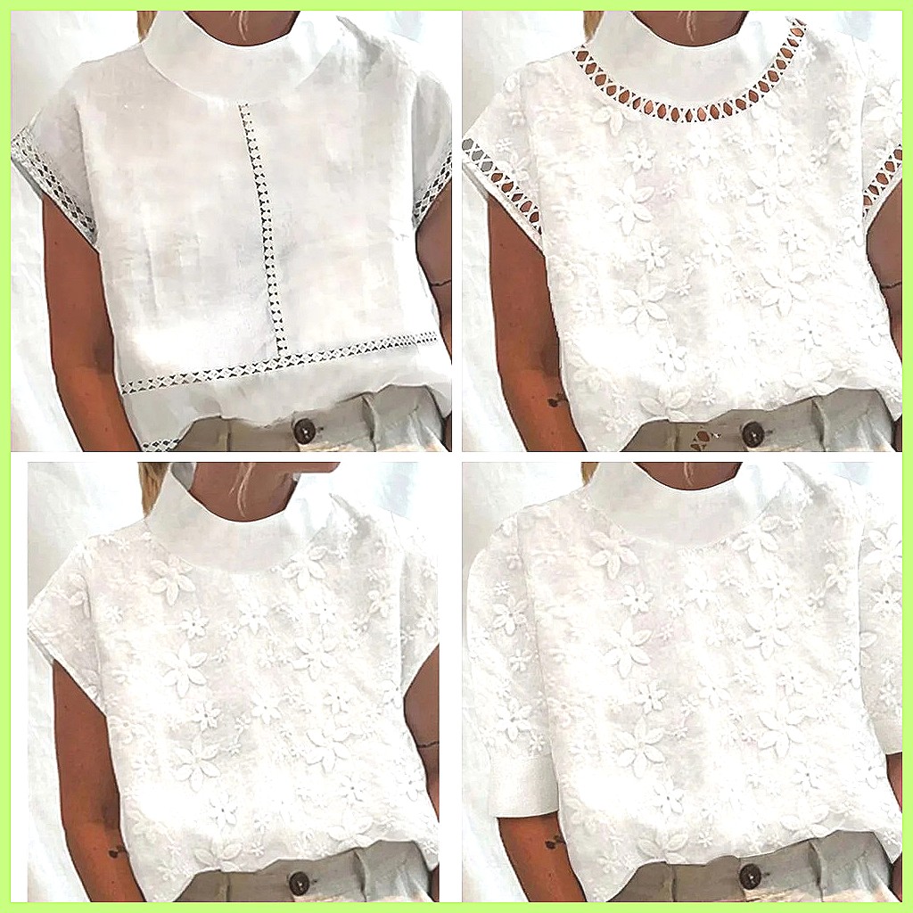 Women's Cotton Linen Pullover  - đánh giá và giá Linen Shirt Summer