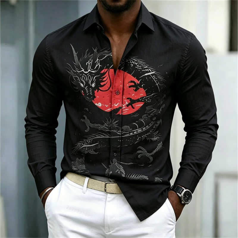2026 New Men's Shirt White Bla - đánh giá và giá Men'S Fashion