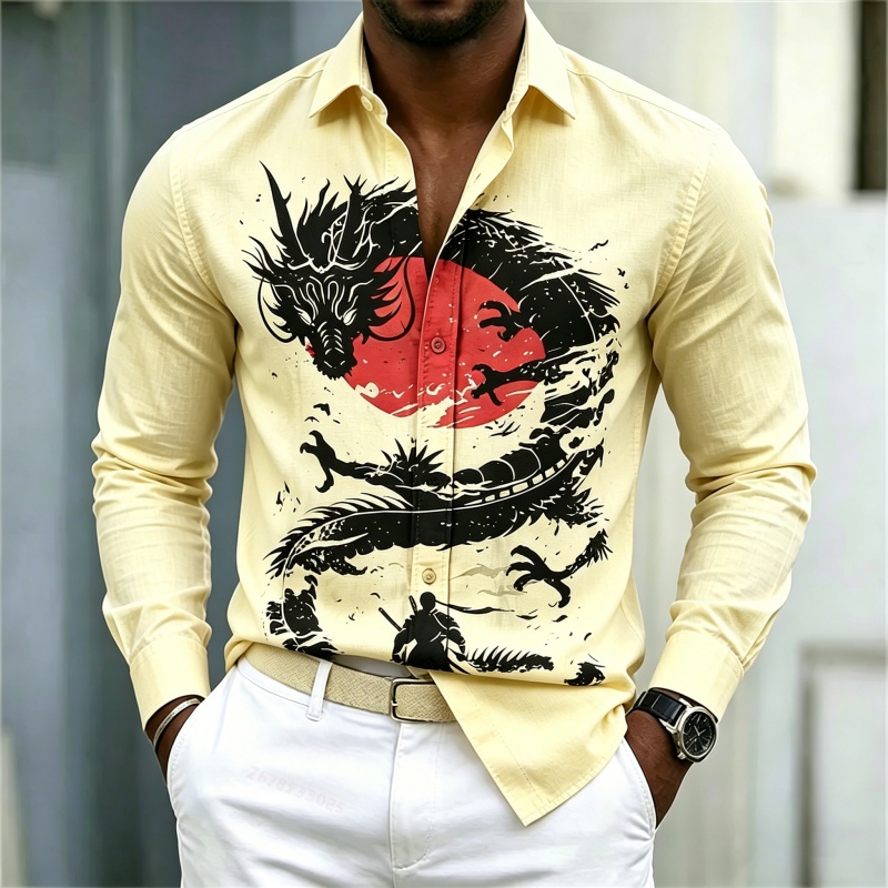 2026 New Men's Shirt White Bla - đánh giá và giá Men'S Fashion