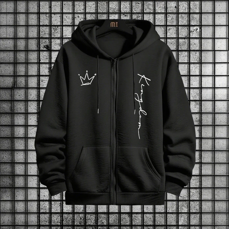 King Letter Print Hoodie and S - đánh giá và giá Men Fashion King