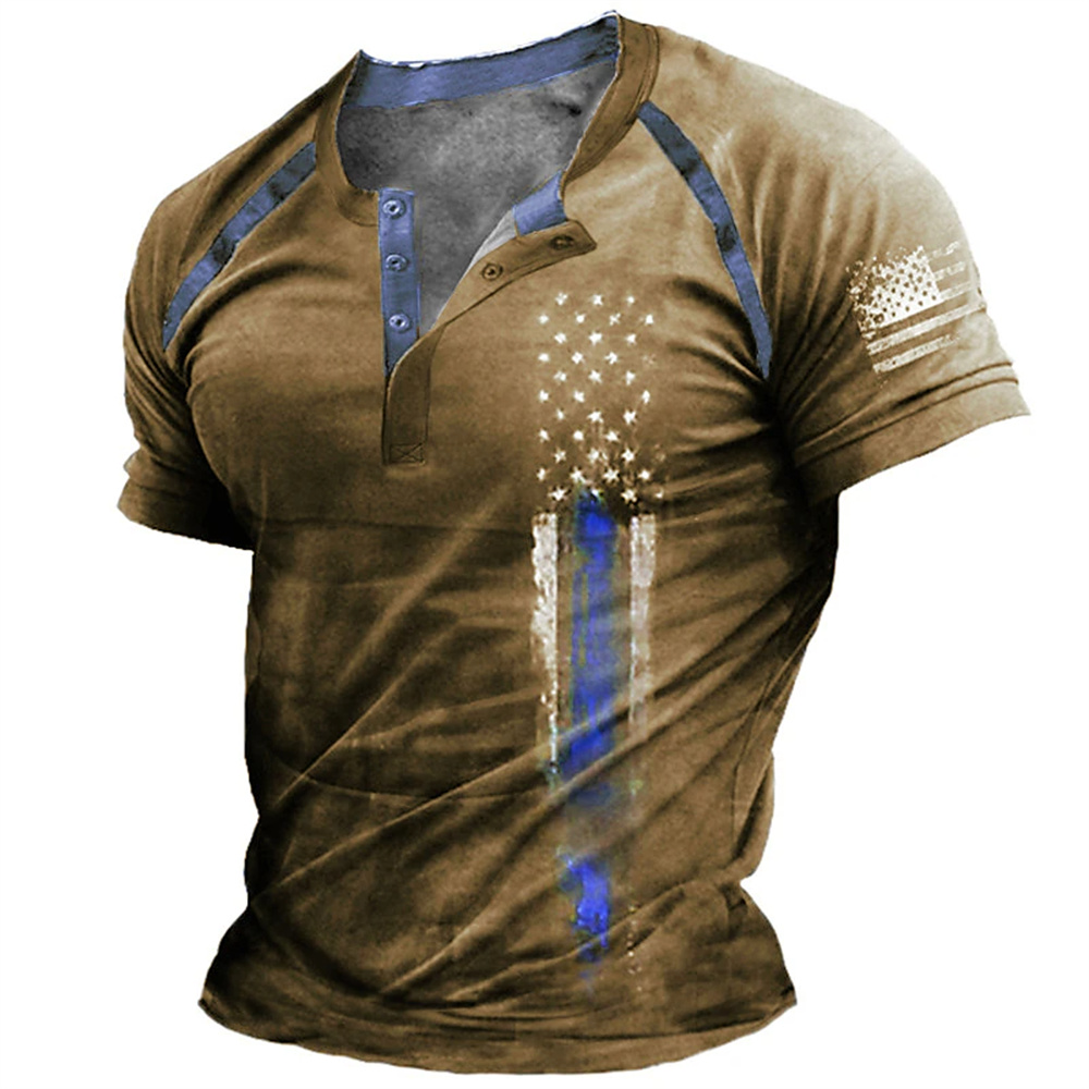 Funny 3D American Flag Print M - đánh giá và giá Men'S Fashion Old Money
