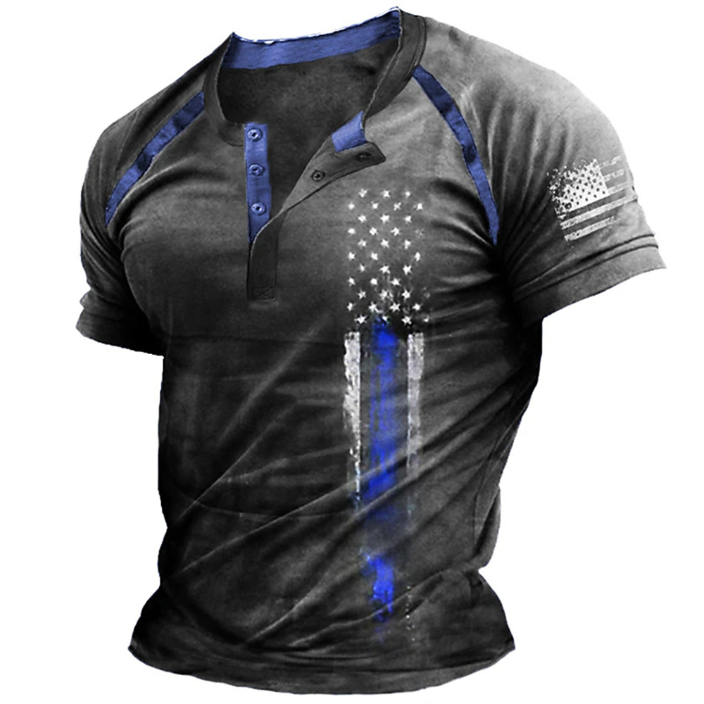 Funny 3D American Flag Print M - đánh giá và giá Men'S Fashion Old Money