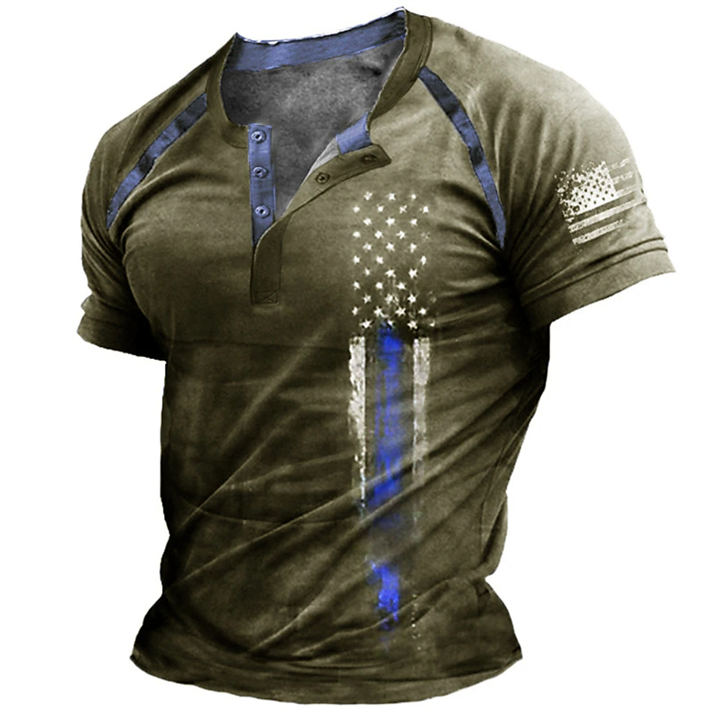 Funny 3D American Flag Print M - đánh giá và giá Men'S Fashion Old Money