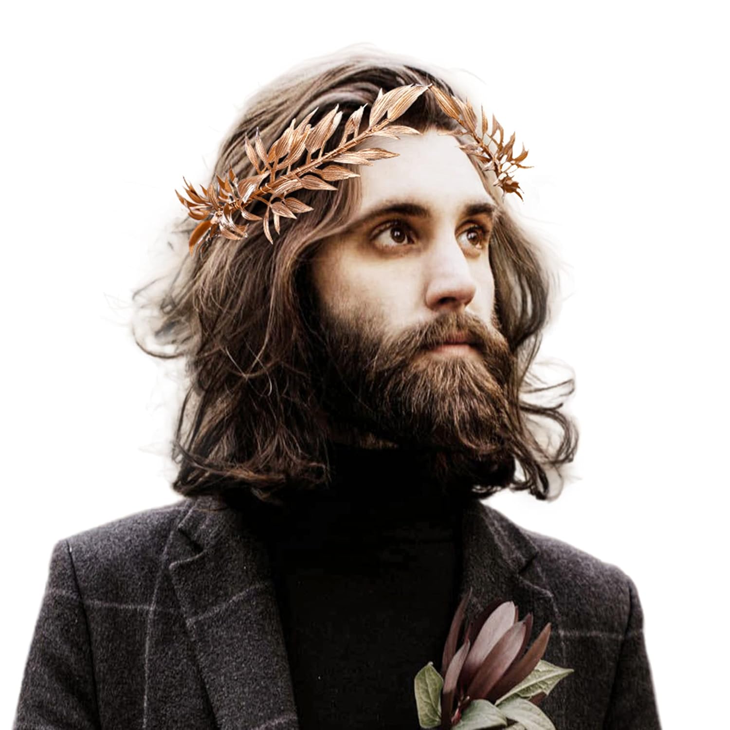 Woodland Leaf Crown Medieval L - đánh giá và giá Men Fashion King