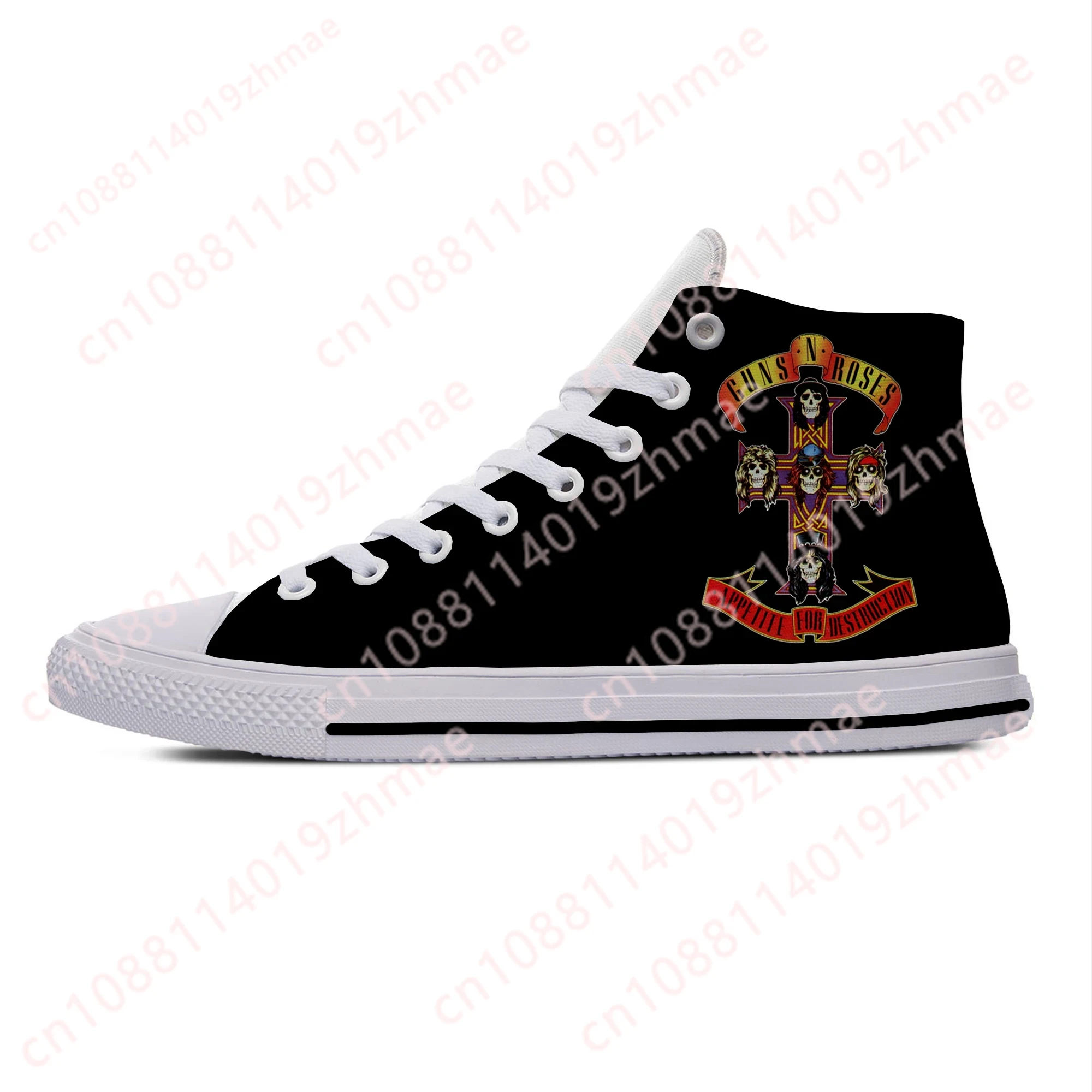 Hot 3D Guns N Rose Heavy Metal - đánh giá và giá Mens Fashion Trainers