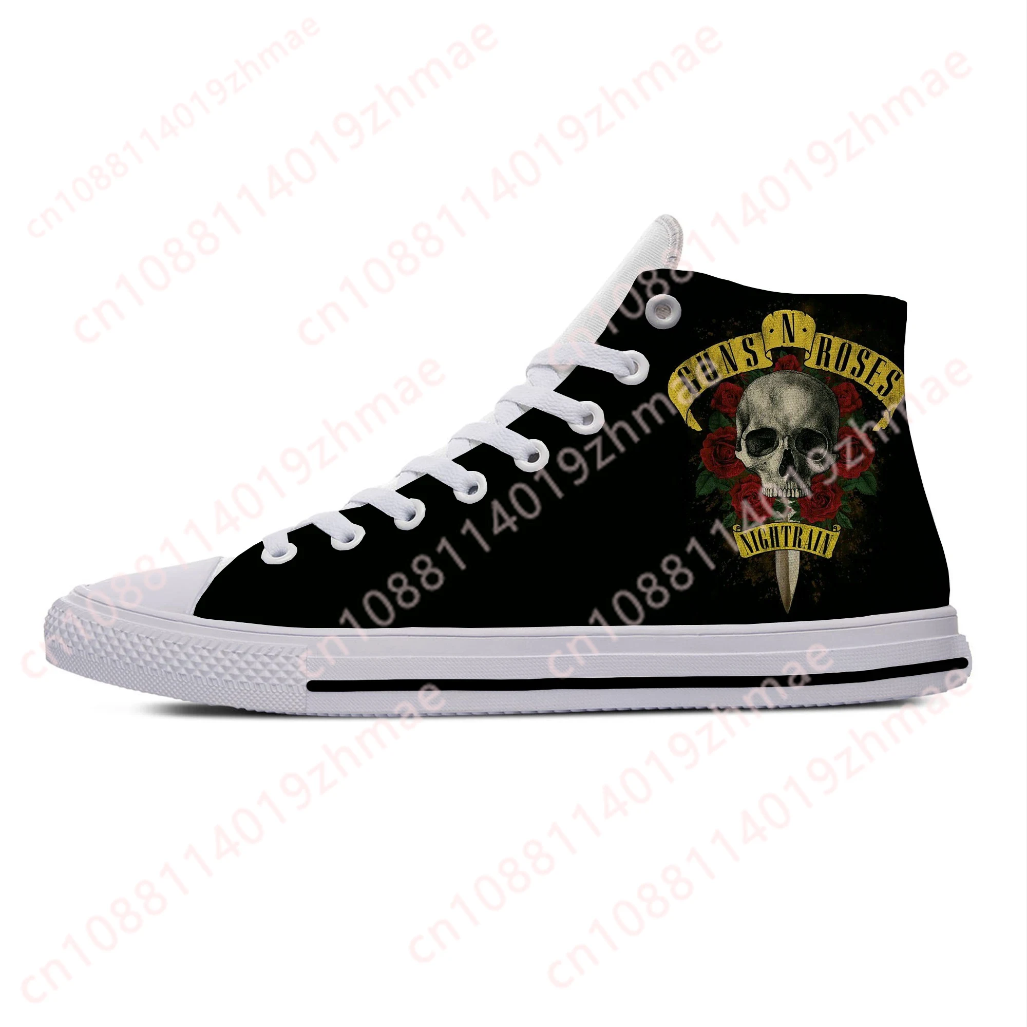Hot 3D Guns N Rose Heavy Metal - đánh giá và giá Mens Fashion Trainers