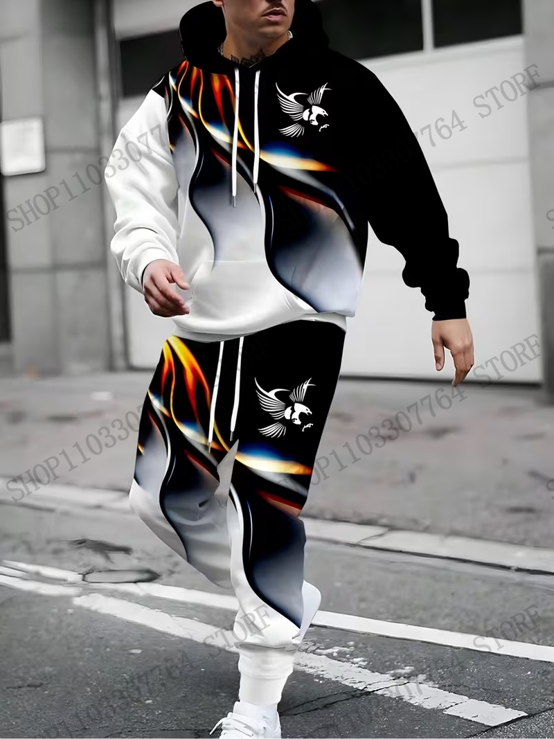 Autumn Winter Hoodie Pant Set  - đánh giá và giá Men'S Fashion Hoodie
