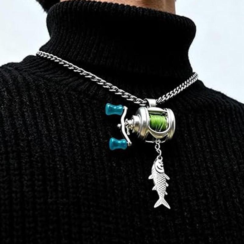 Fishing Reel Necklace Mini Rot - đánh giá và giá Men'S Fashion Guide