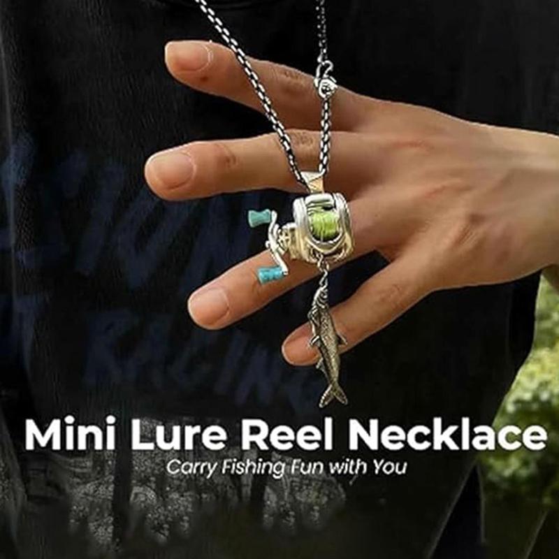 Fishing Reel Necklace Mini Rot - đánh giá và giá Men'S Fashion Guide