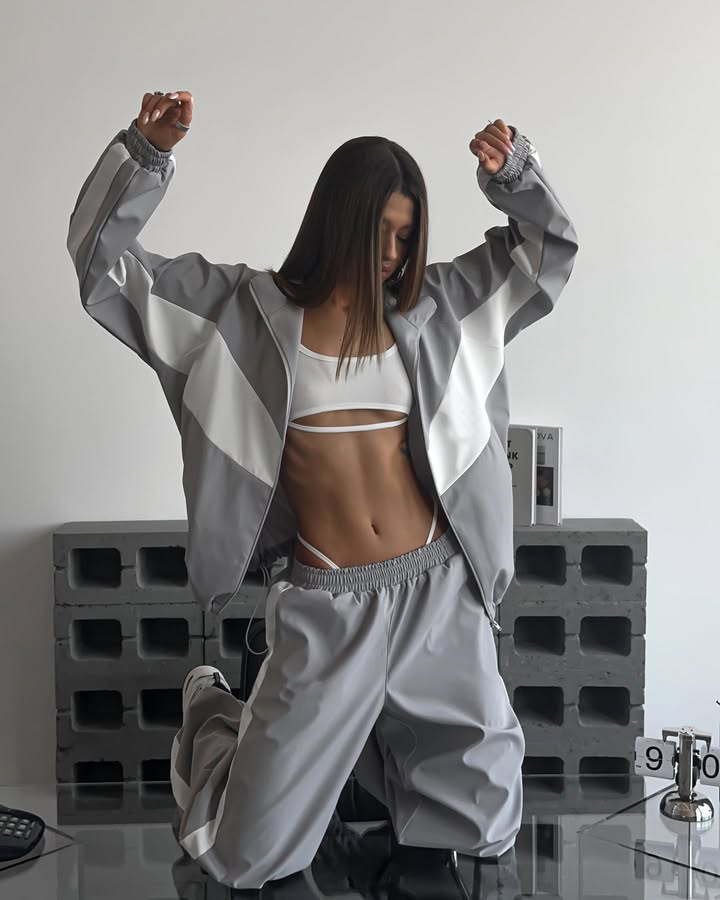 Oversized Tracksuit Colorblock - đánh giá và giá Mens Fashion Jumpers