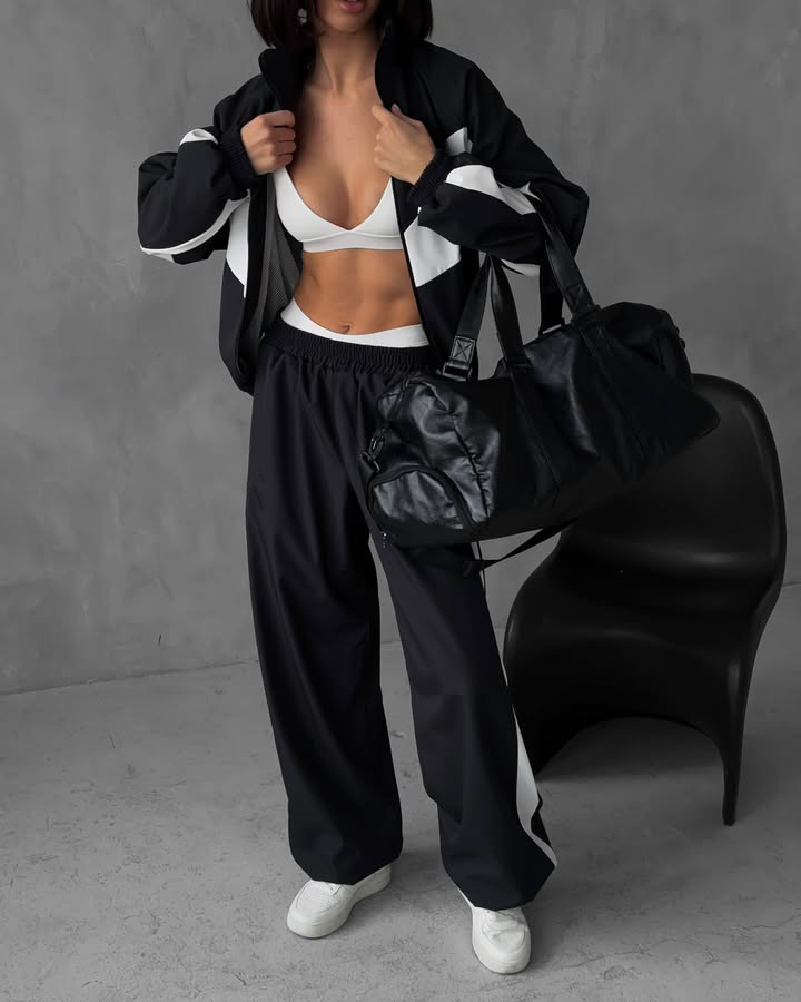 Oversized Tracksuit Colorblock - đánh giá và giá Mens Fashion Jumpers