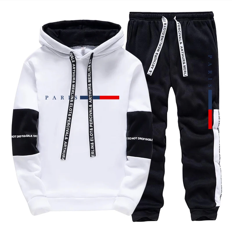 Men's Set/Hoodie/Pants Paris F - đánh giá và giá Men'S Fashion Hoodie