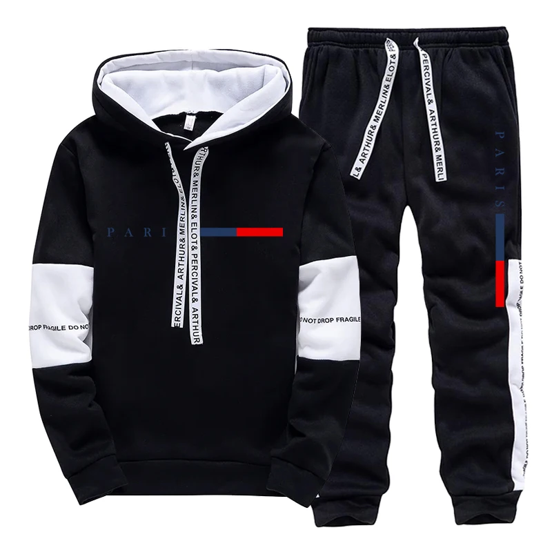 Men's Set/Hoodie/Pants Paris F - đánh giá và giá Men'S Fashion Hoodie