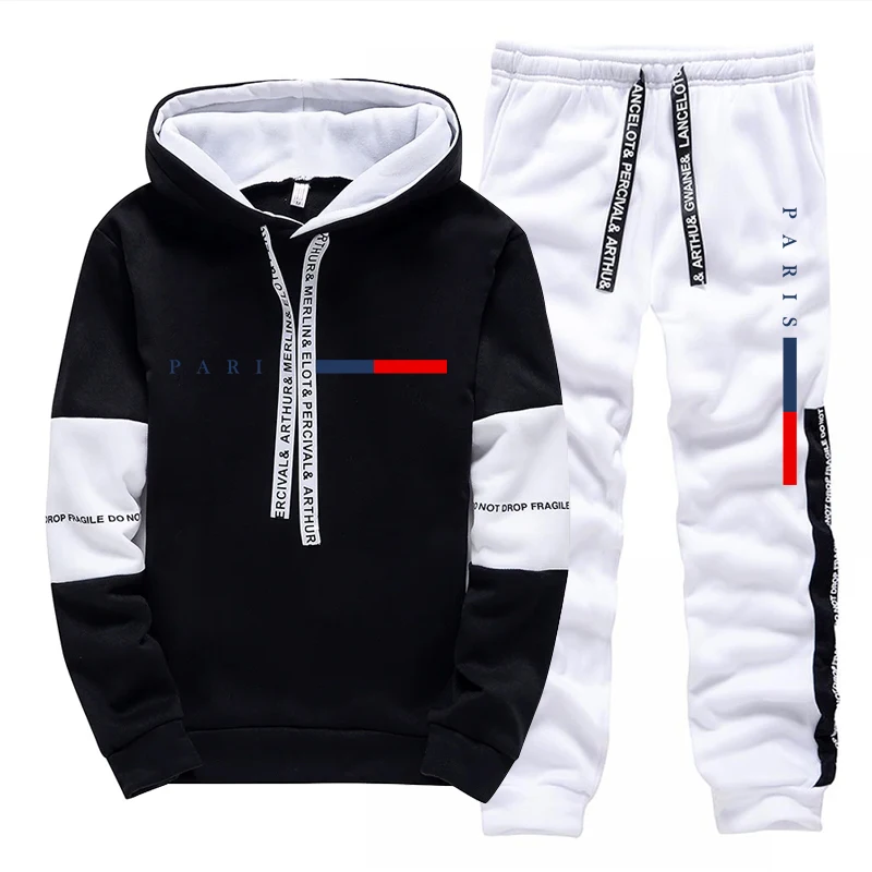 Men's Set/Hoodie/Pants Paris F - đánh giá và giá Men'S Fashion Hoodie