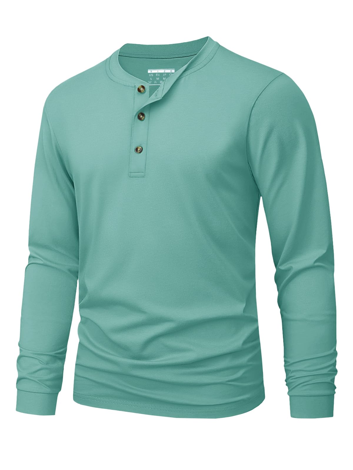 Men's Henley T-Shirt Simple So - đánh giá và giá Men'S Fashion