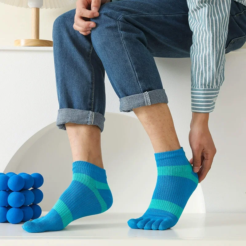 1/5 Pairs Mans Five Finger Ank - đánh giá và giá Socks Ankle Men