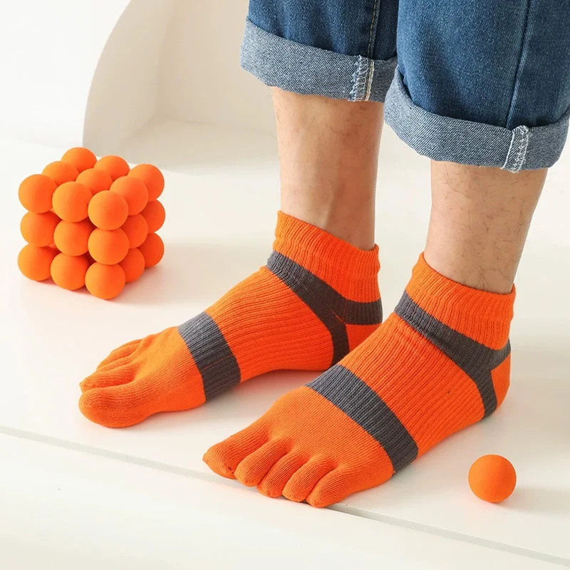 1/5 Pairs Mans Five Finger Ank - đánh giá và giá Socks Ankle Men