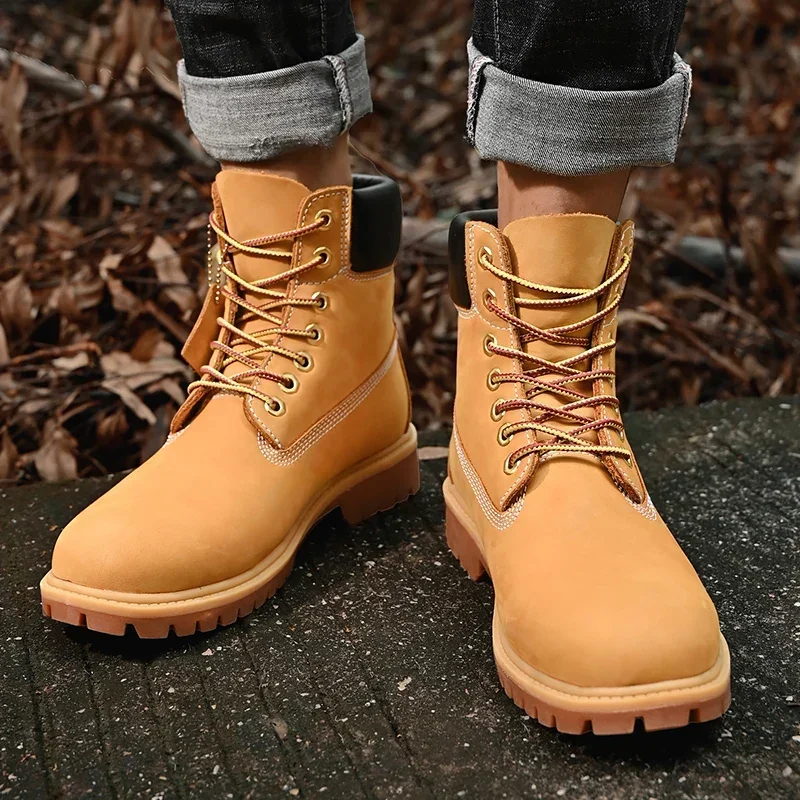 Boots Men High Top Boots High  - đánh giá và giá Mens Fashion Trainers