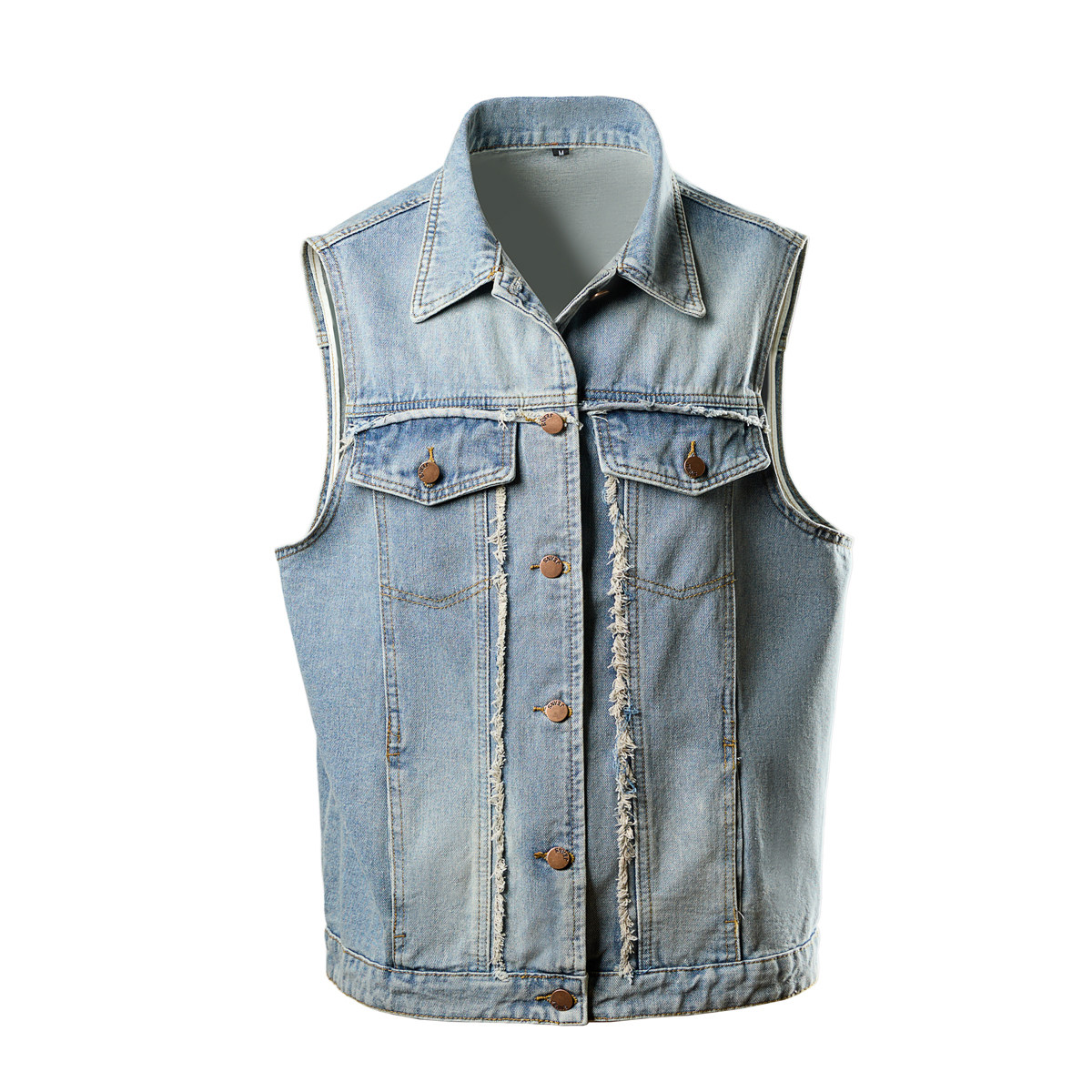 Spring Summer Men's Denim Vest - đánh giá và giá Men'S Fashion Vest With Jeans