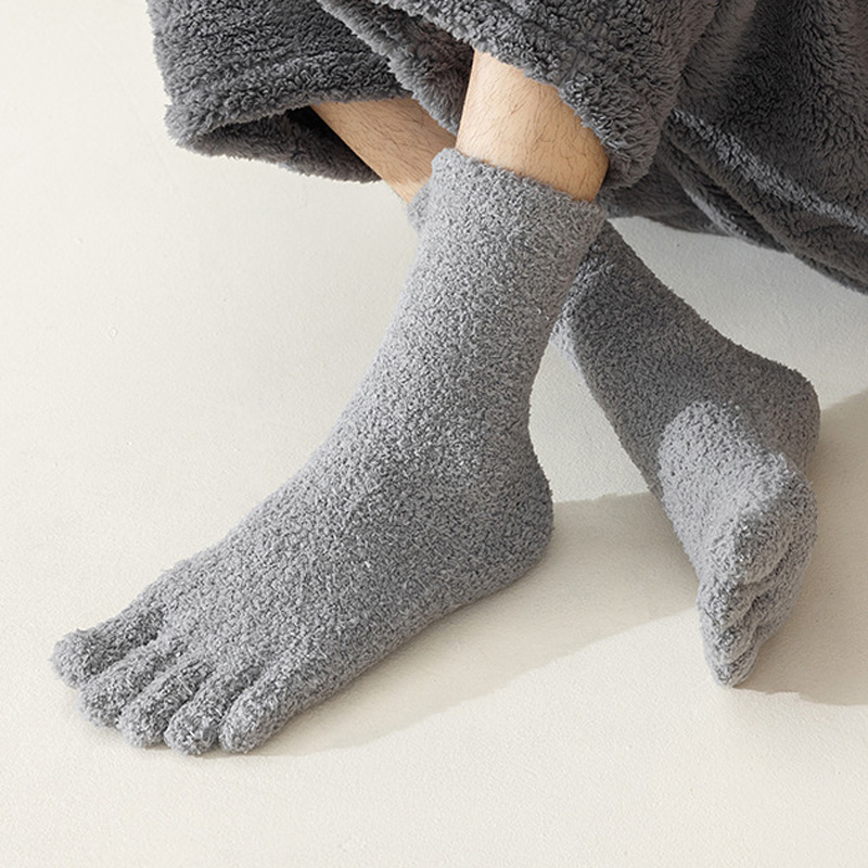 1/5 Pairs Mans Thermal Toe Soc - đánh giá và giá Socks Ankle Men