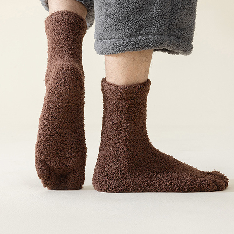 1/5 Pairs Mans Thermal Toe Soc - đánh giá và giá Socks Ankle Men