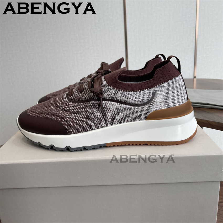 Men New Multicolour Knitted lo - đánh giá và giá Mens Fashion Trainers