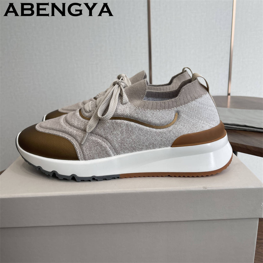 Men New Multicolour Knitted lo - đánh giá và giá Mens Fashion Trainers